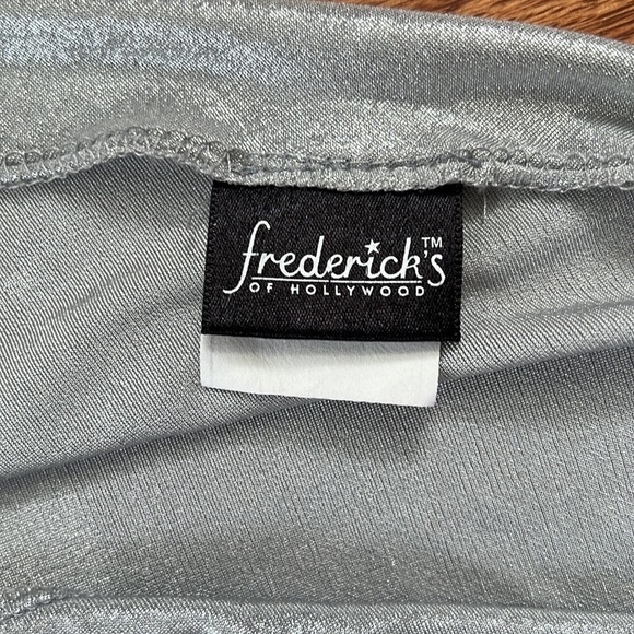 Silver Off Shoulder O-ring Mini Dress - Picture 4 of 6